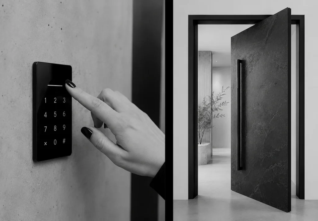 puertas pivotantes en Torremlinos