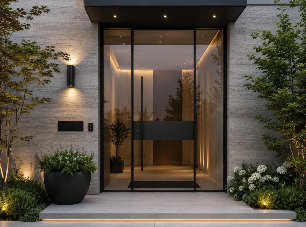 puertas pivotantes en Benalmádena